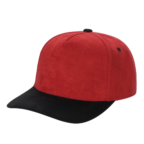 5Panel Whole Suede Fabric Snapback Blank Hats 5suede
