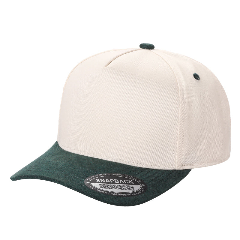 TCS-PK6-TWILL CROWN, SUEDE BILL 6PCS/PACK