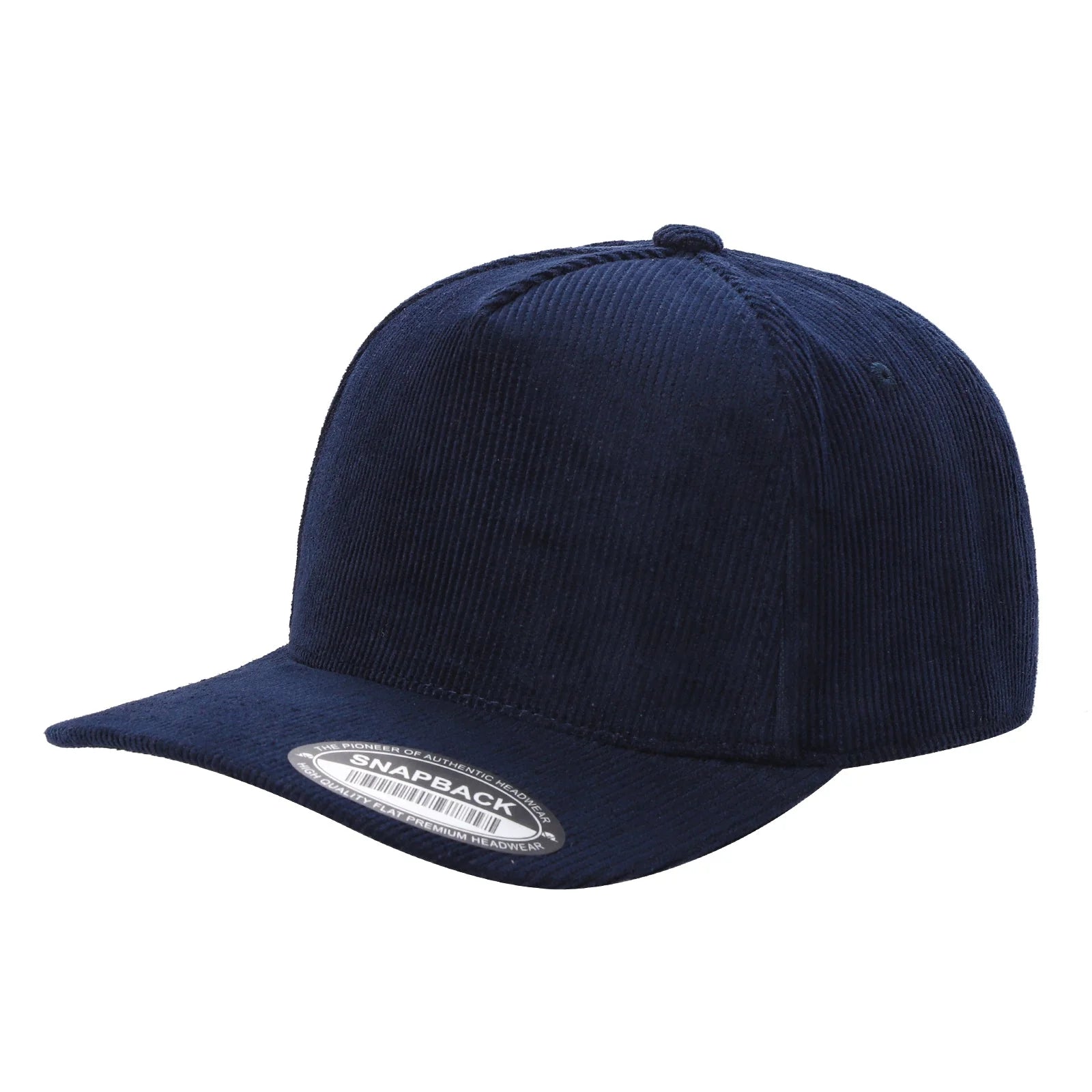 51>Corduroy 5Panel Blank Baseball Cap Solid (42/DZ)
