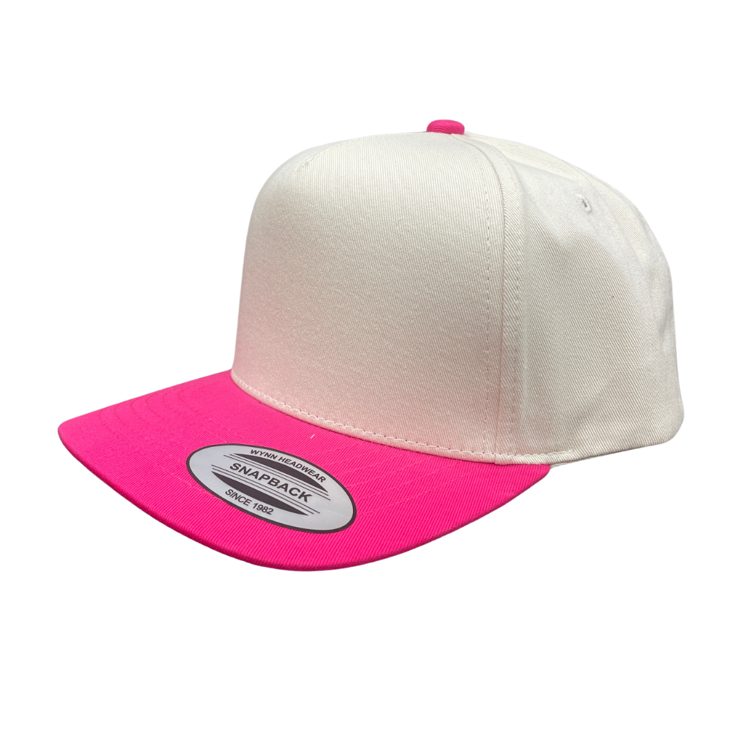 TCNEW-PK6-5PANEL 2TONE SNAP BACK CAPS-$6 (6pcs/pack