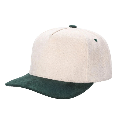 5Panel Whole Suede Fabric Snapback Blank Hats 5suede