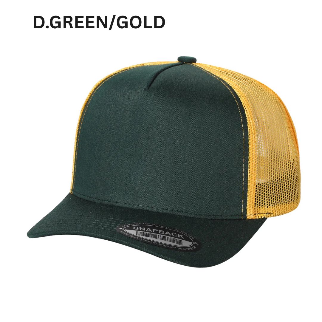 5panel Twill Crown Tracker Mesh Snapback 2tone 5trtm | Burzip Inc