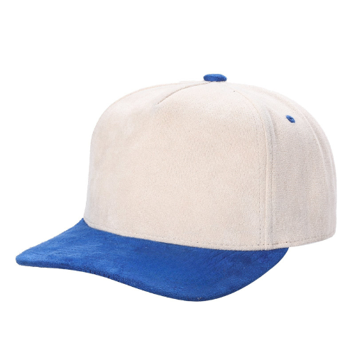 5Panel Whole Suede Fabric Snapback Blank Hats 5suede