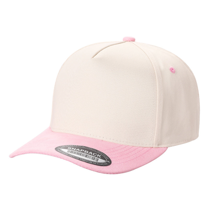 TCS-PK6-TWILL CROWN, SUEDE BILL 6PCS/PACK