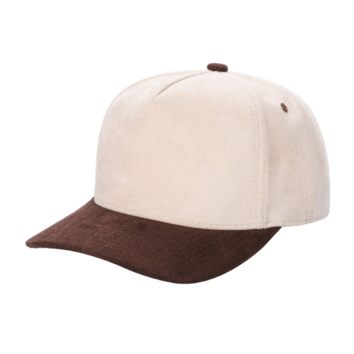 5Panel Whole Suede Fabric Snapback Blank Hats 5suede