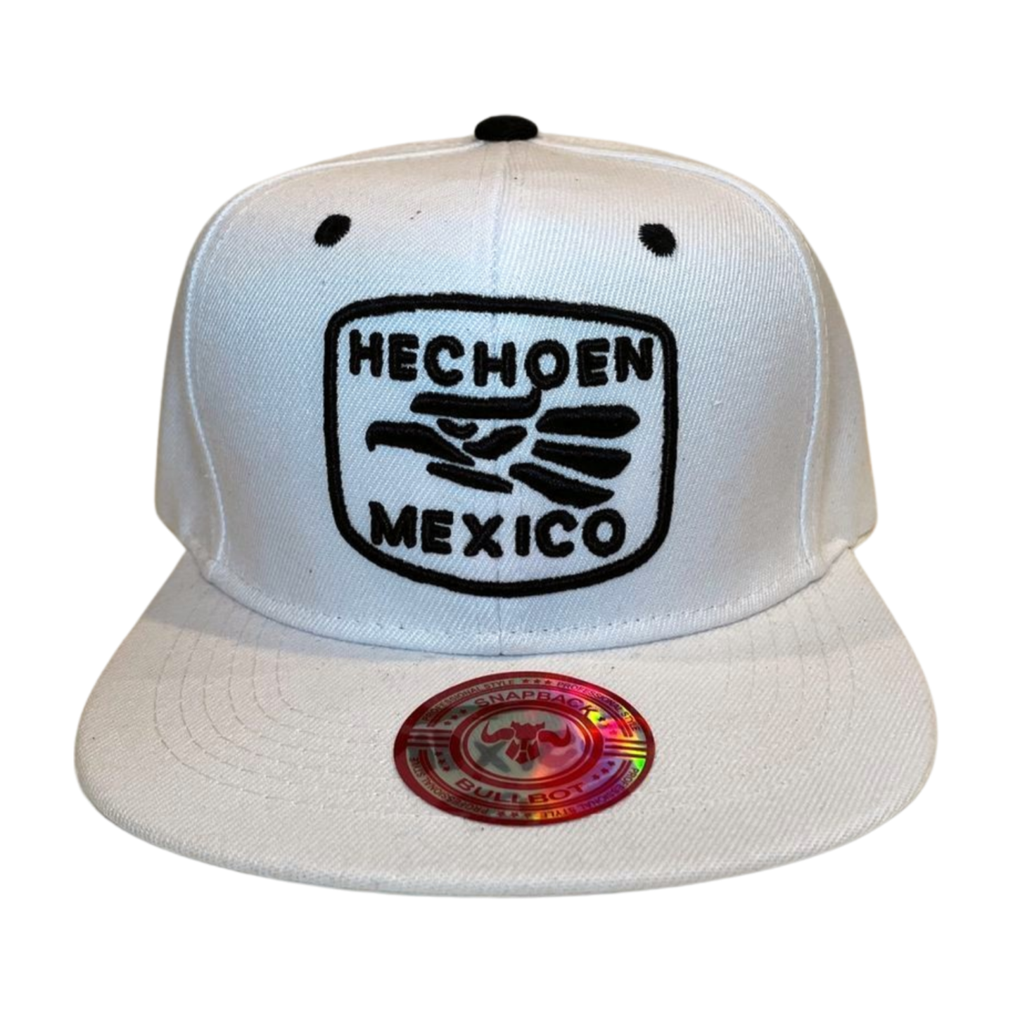 HP-DZ-HECHOEN MEXICO EMB FLATBILL SNAPBACK