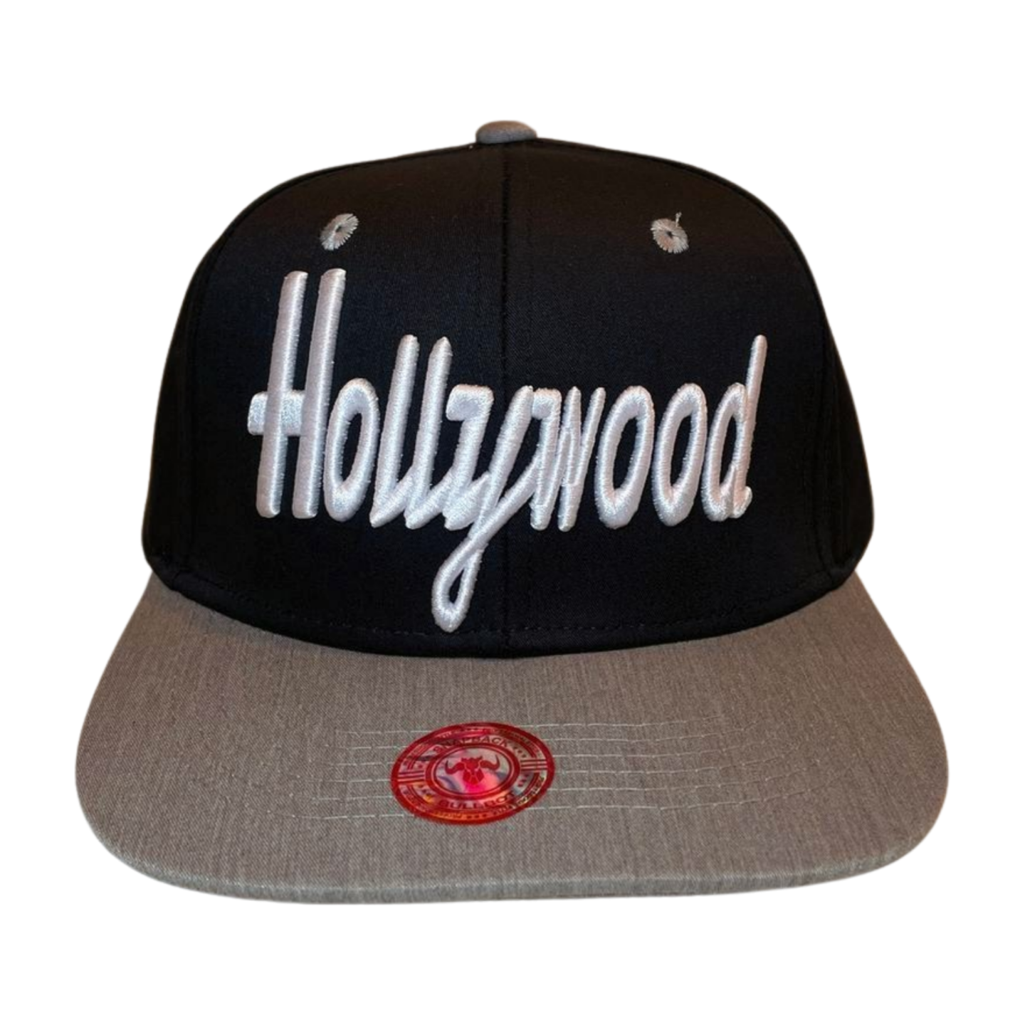 HP-DZ-HOLLYWOOD EMBROIDERY, FLAT BILL SNAPBACK 12PCS/DZ