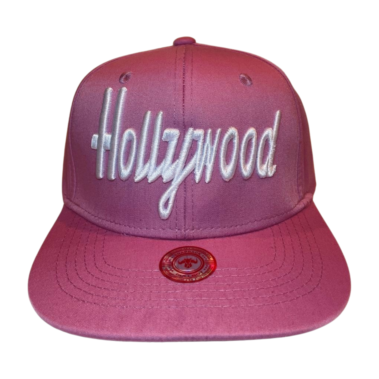 HP-DZ-HOLLYWOOD EMBROIDERY, FLAT BILL SNAPBACK 12PCS/DZ