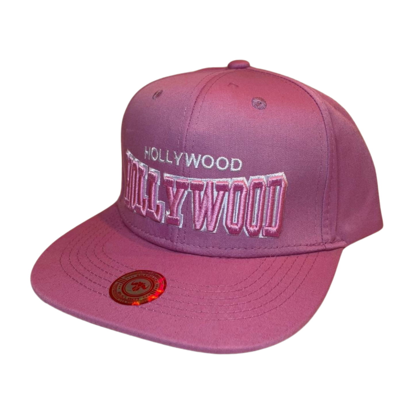 HP-DZ-HOLLYWOOD EMBROIDERY, FLAT BILL SNAPBACK 12PCS/DZ