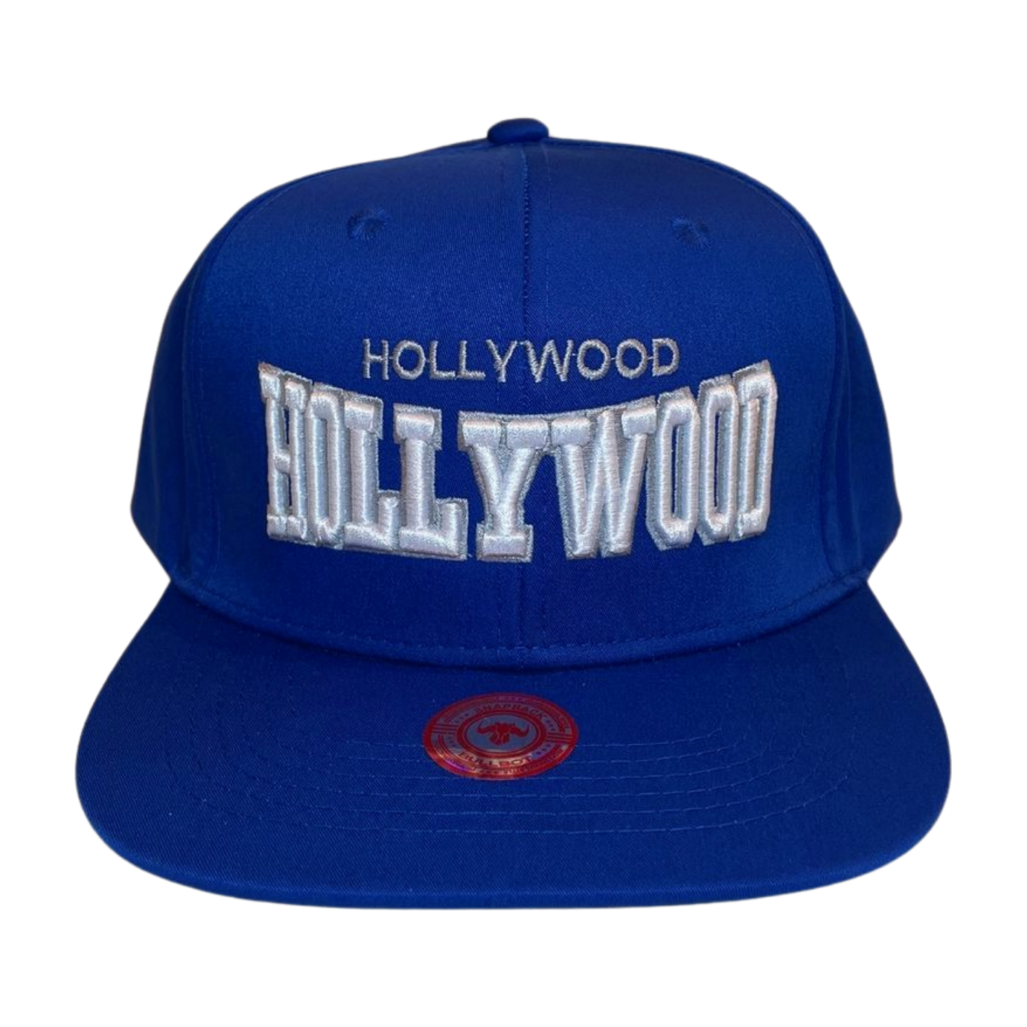 HP-DZ-HOLLYWOOD EMBROIDERY, FLAT BILL SNAPBACK 12PCS/DZ