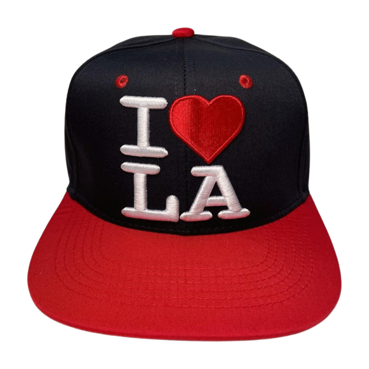 HP-DZ-I LOVE LA EMBROIDERY, FLAT BILL ACRIL SNAPBACK