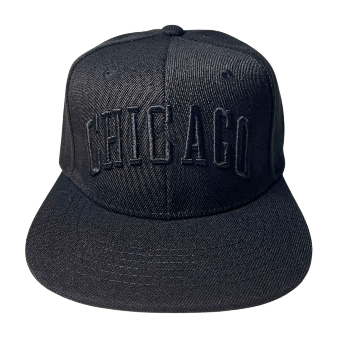 HP-PK6-CHICAGO EMBROIDERY, FLAT BILL SNAPBACK 6PCS/PACK