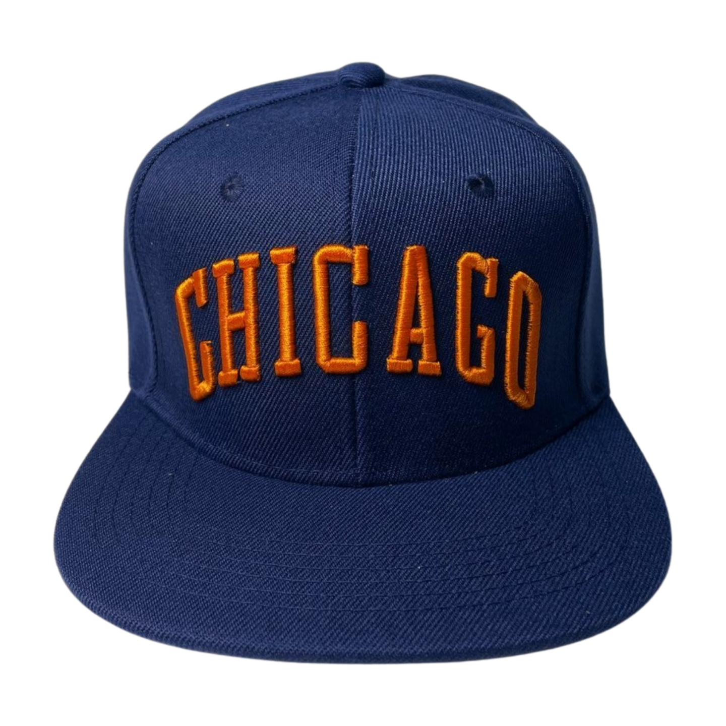 HP-PK6-CHICAGO EMBROIDERY, FLAT BILL SNAPBACK 6PCS/PACK