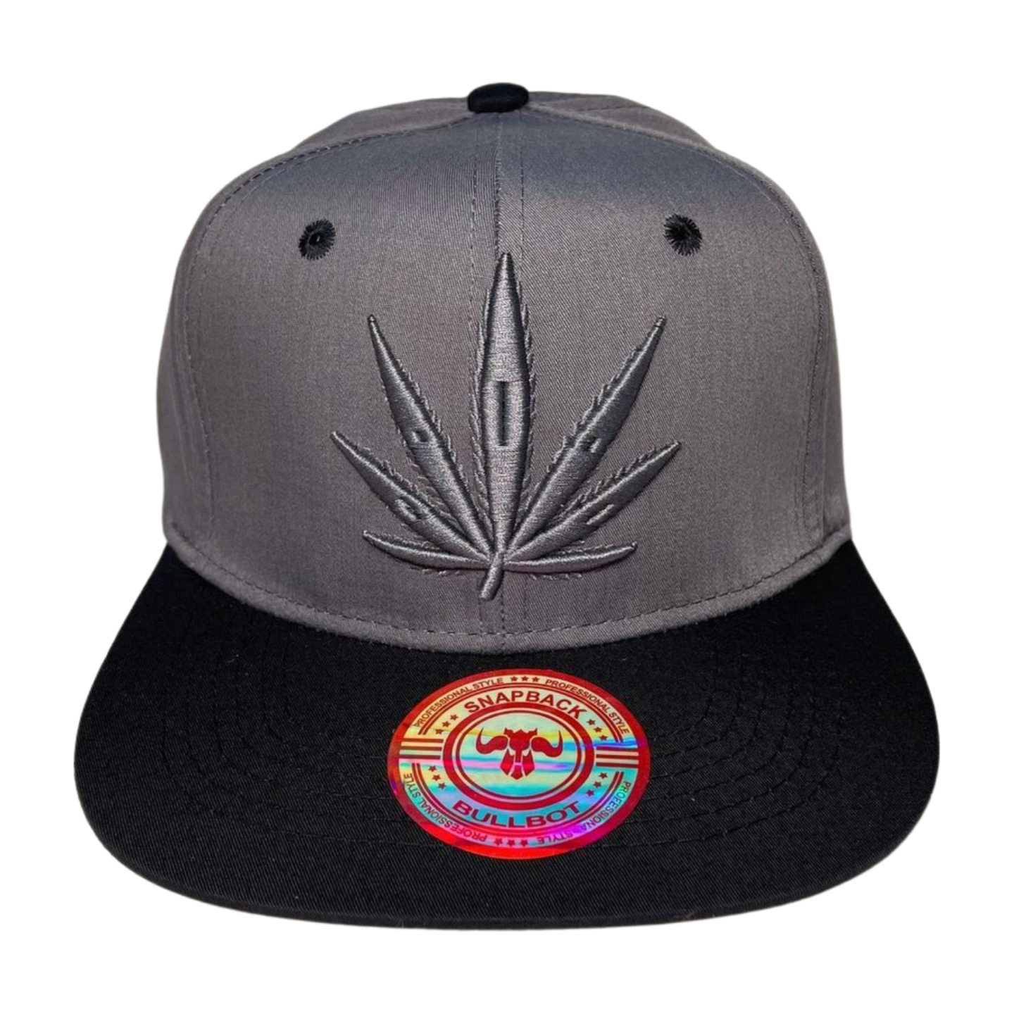 HP-DZ-LEAVE Marijuana Embroidery Flat Bill Snapback