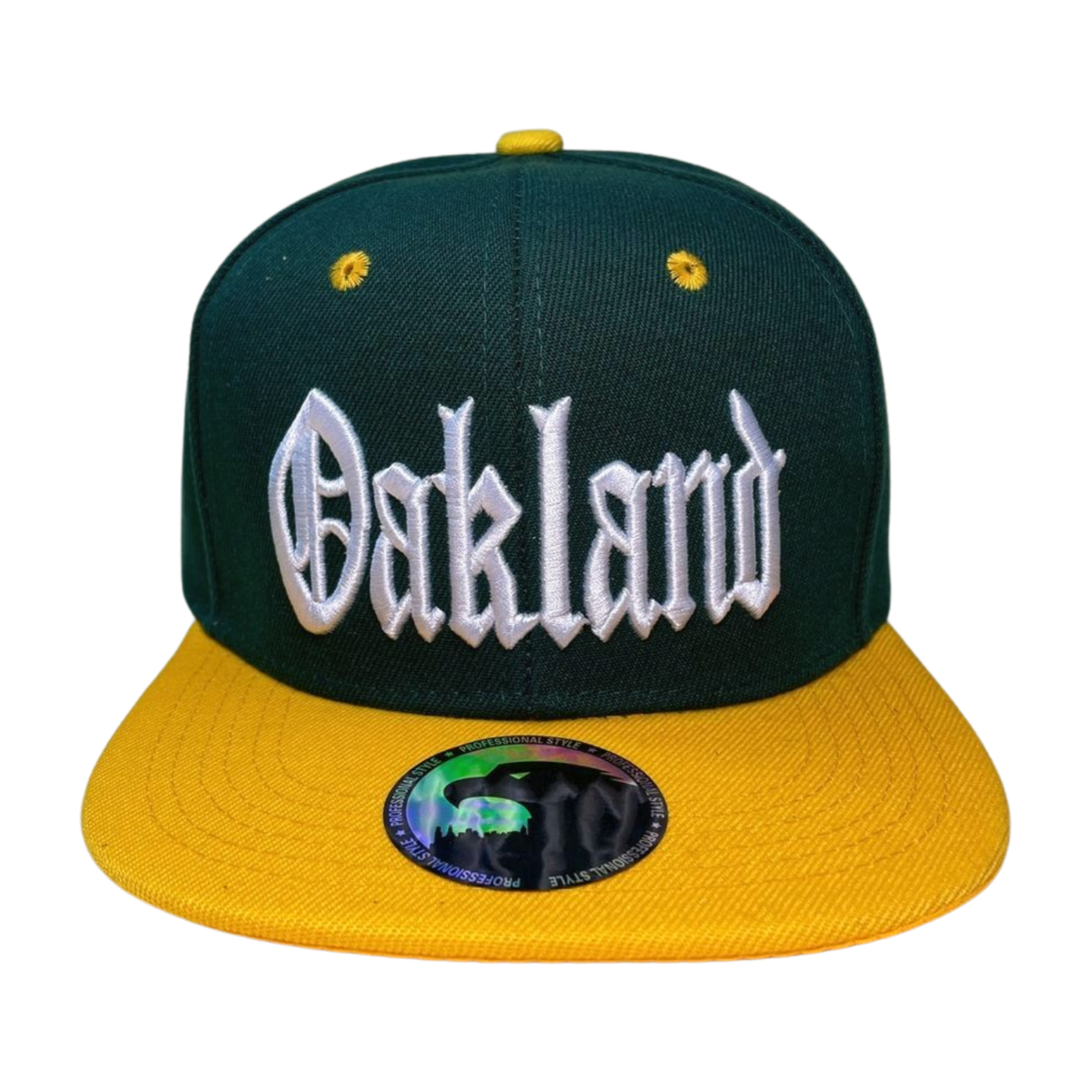 HPF-DZ-OKLAND CLASSIC LETTER EMB FLATBILL 12PCS/DZ