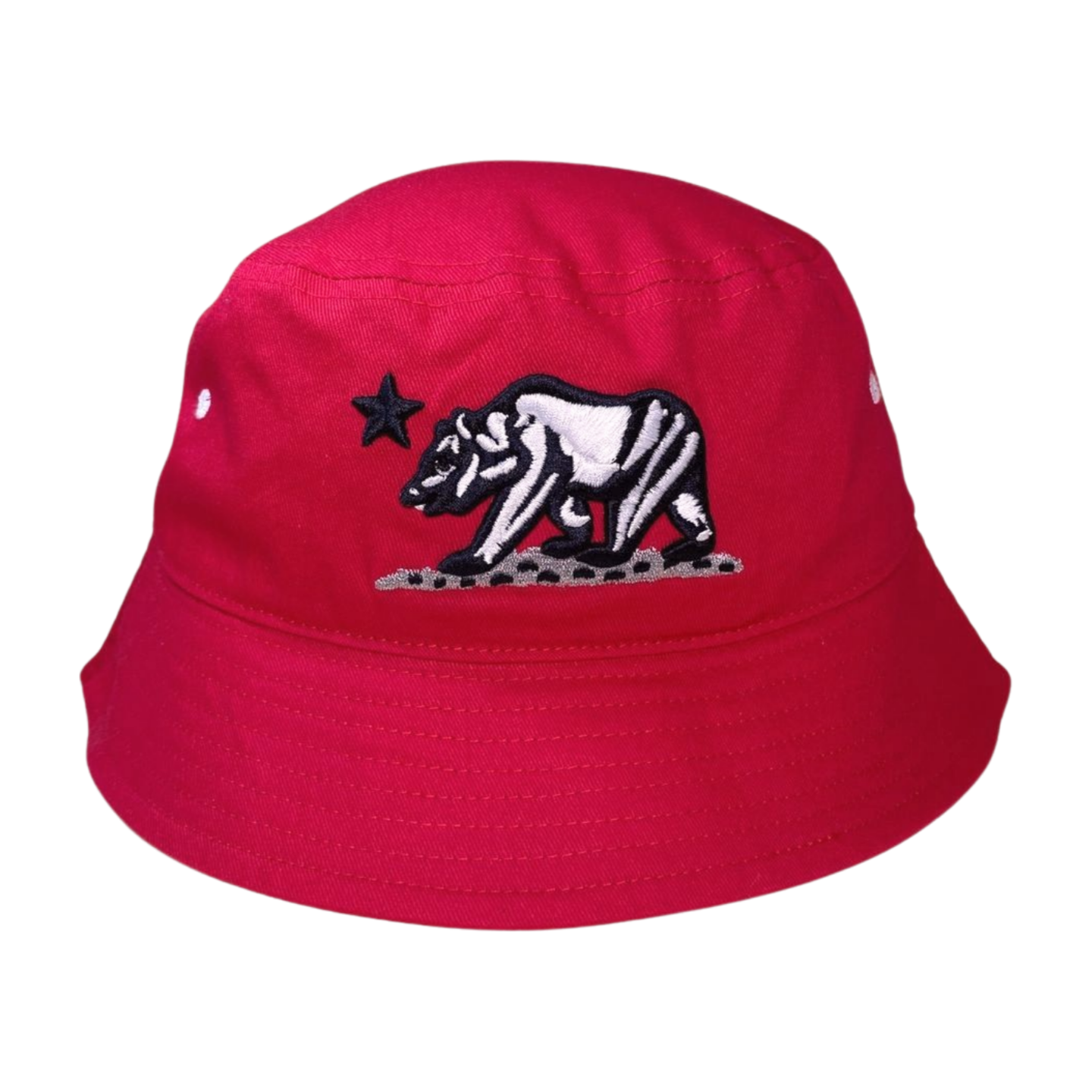 BUCKET-DZ-EMB WITH EMBROIDERY (HBC-BEAR)