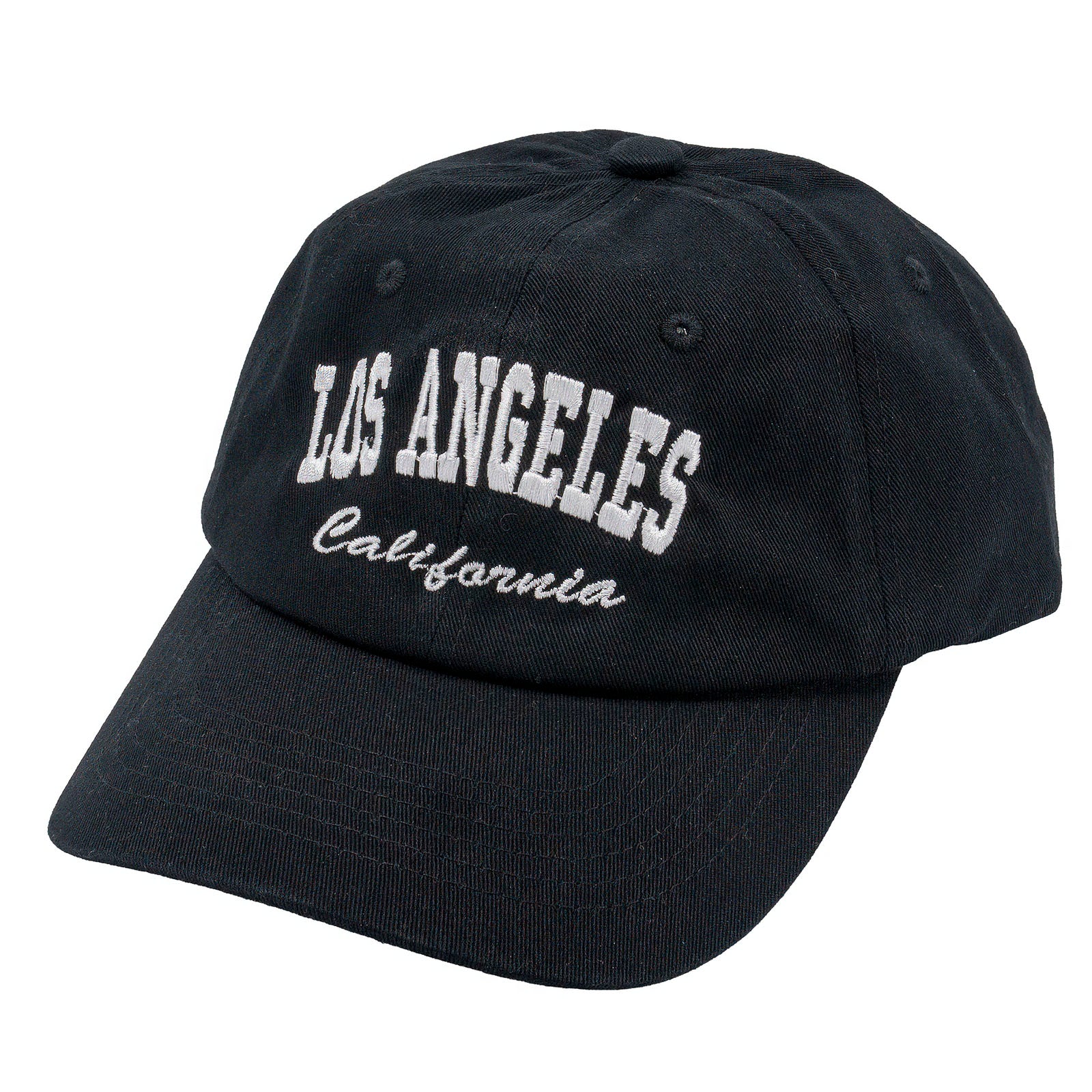 Los Angeles College Font Embroiderd Cotton Dad Hat