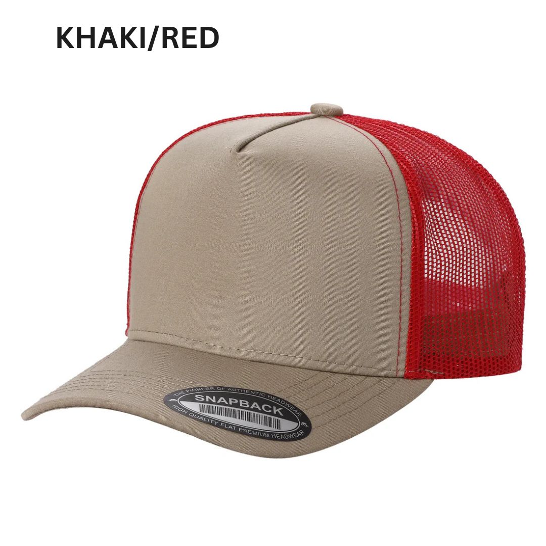 5panel Twill Crown Tracker Mesh Snapback 2tone 5trtm | Burzip Inc