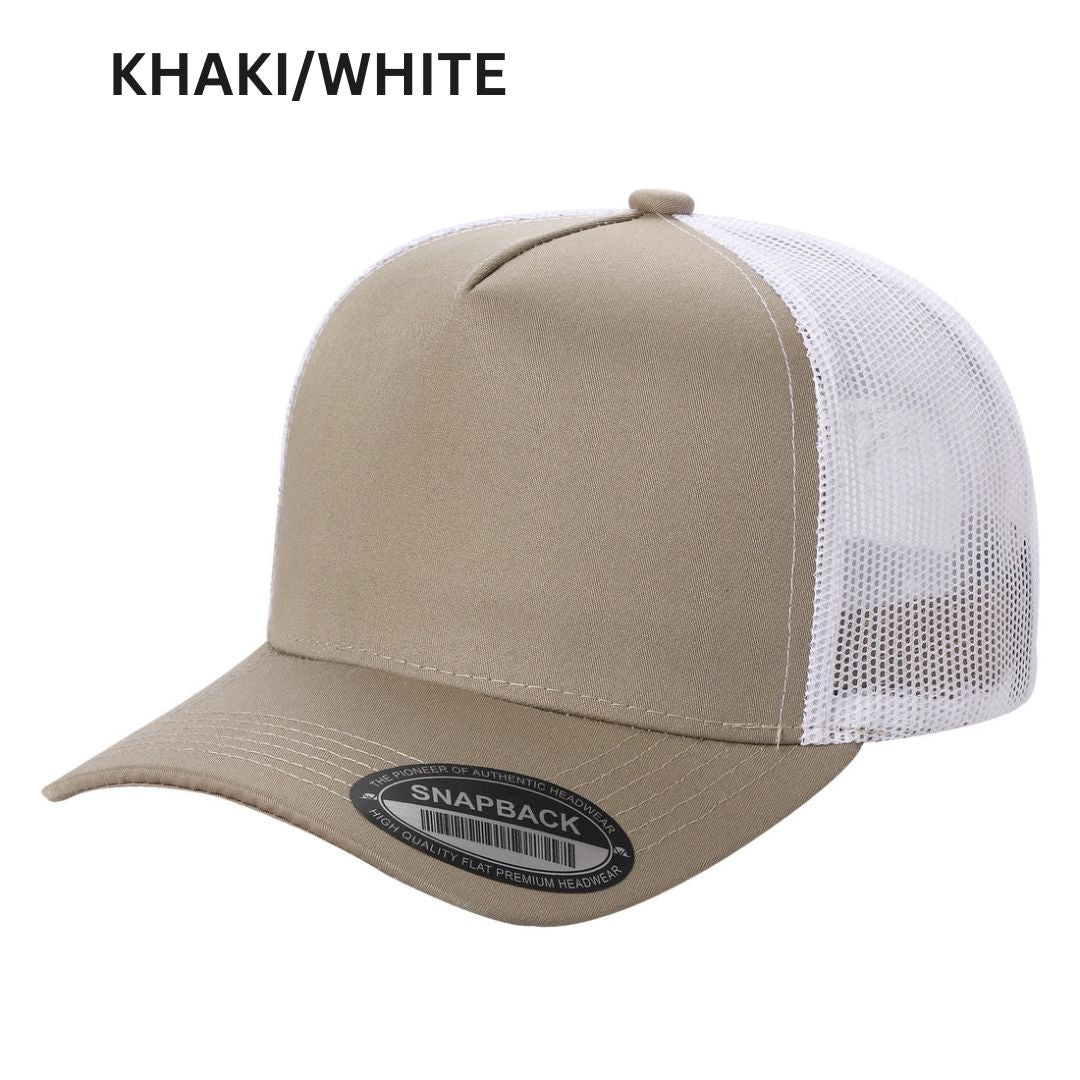5panel Twill Crown Tracker Mesh Snapback 2tone 5trtm | Burzip Inc