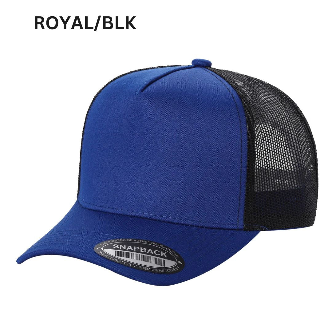 5panel Twill Crown Tracker Mesh Snapback 2tone 5trtm | Burzip Inc