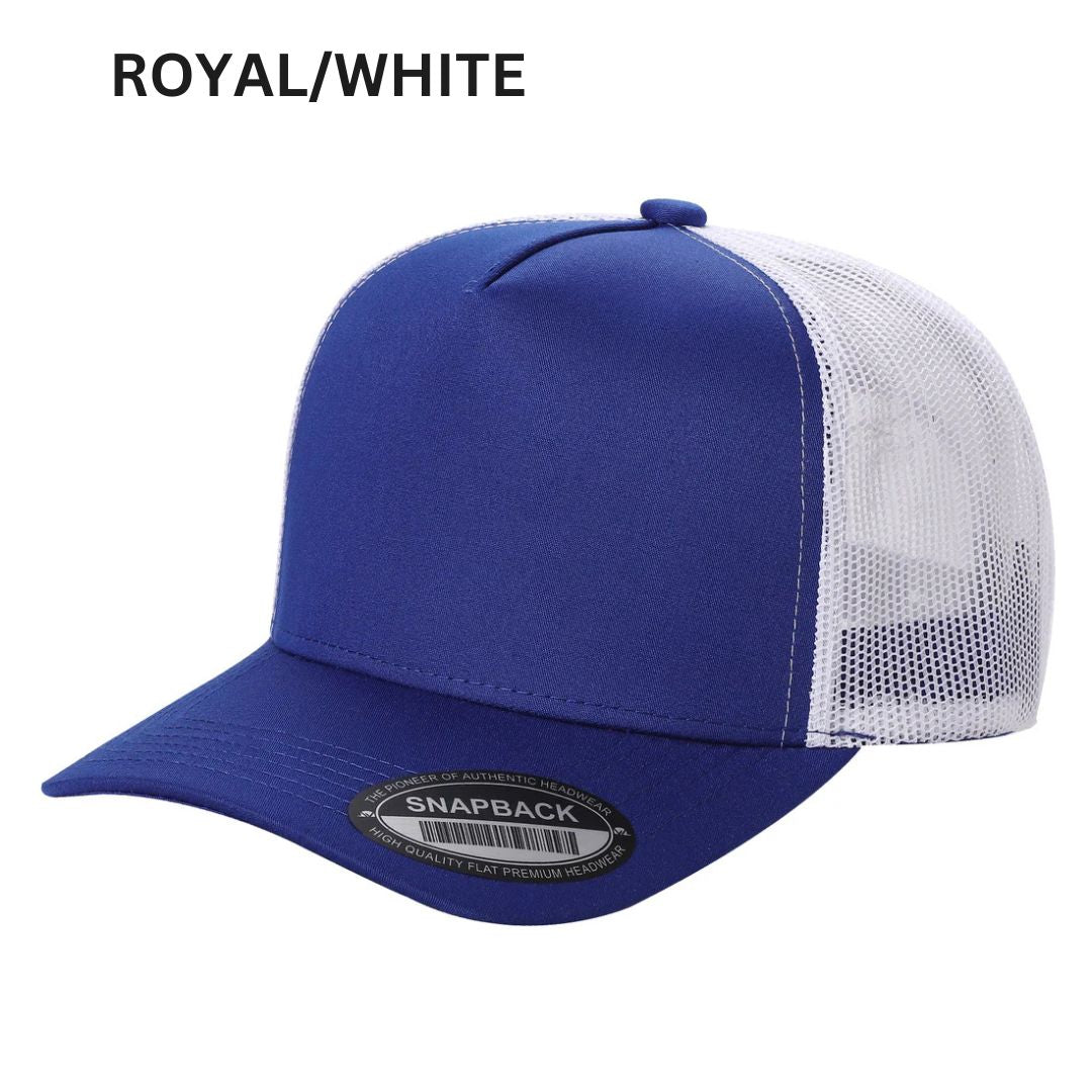 5panel Twill Crown Tracker Mesh Snapback 2tone 5trtm | Burzip Inc