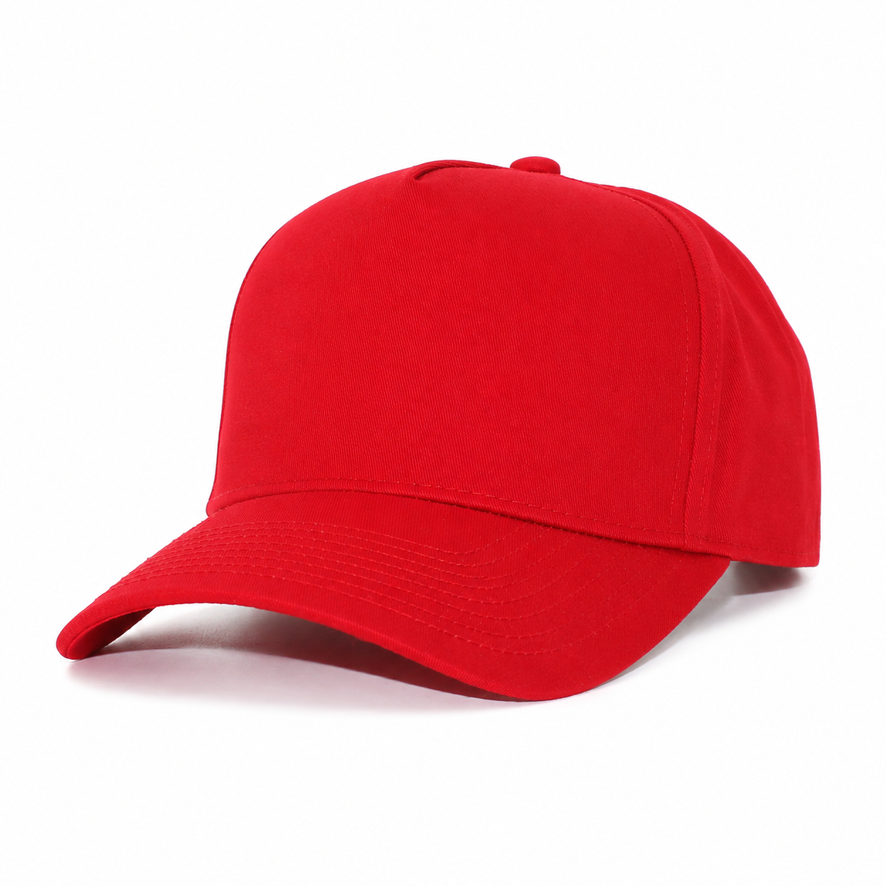 500 5 Panel Two-Tone Structured Snapback Cap Black