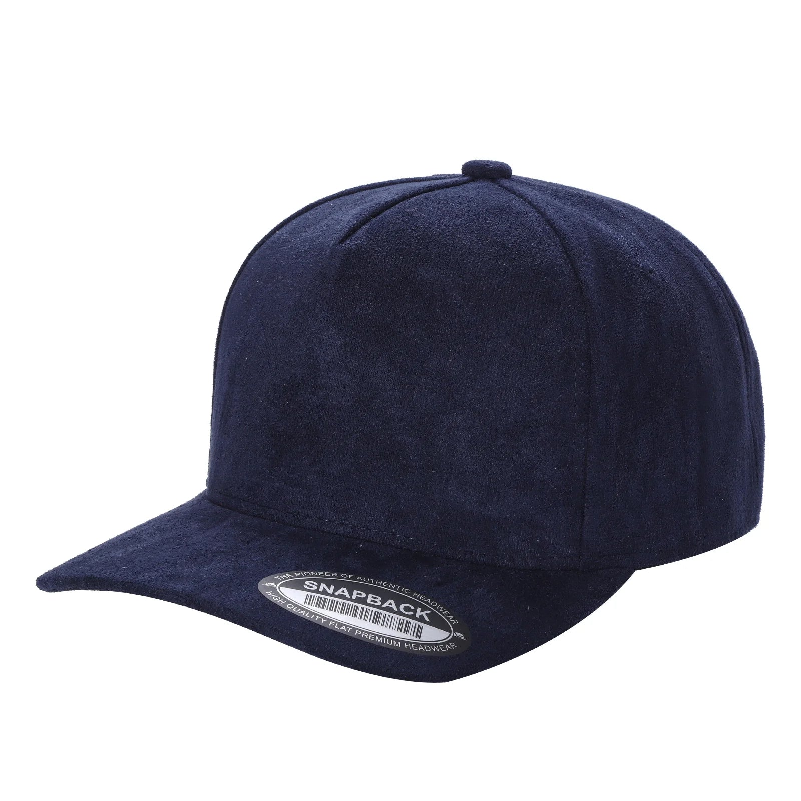 5SUEDE - SOLID SUEDE FABRIC 5PANEL BALLCAP 5SUEDE