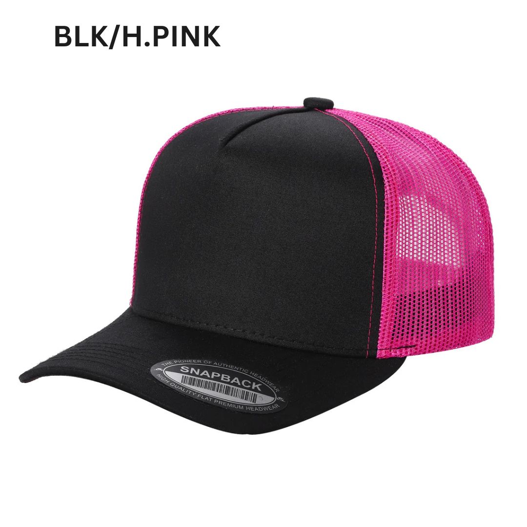 5panel Twill Crown Tracker Mesh Snapback 2tone 5trtm | Burzip Inc