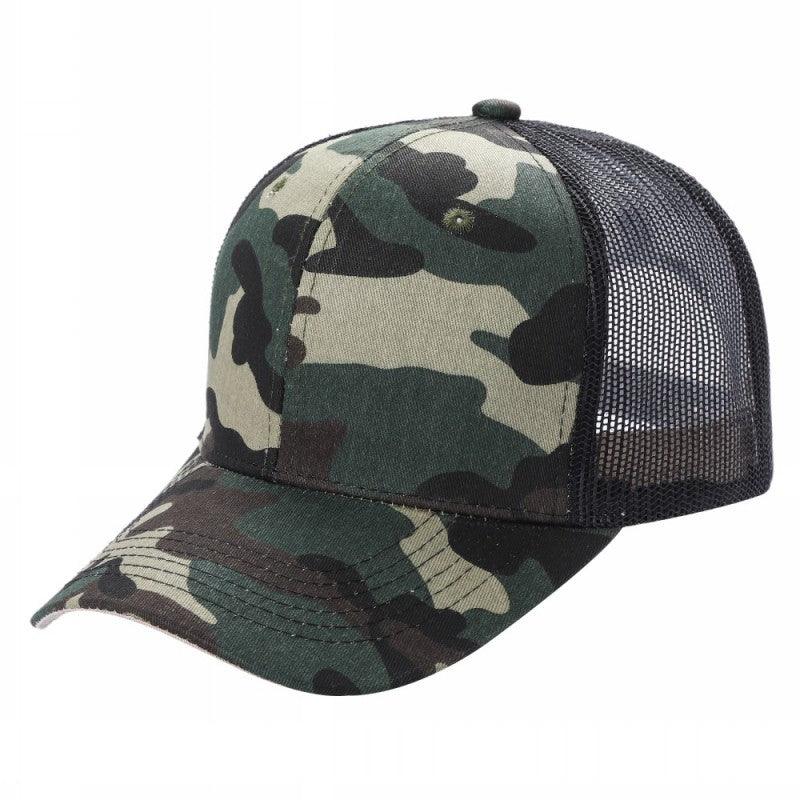 6CTM - 6 Panel Curve Trucker Mesh 2-Tone Hat