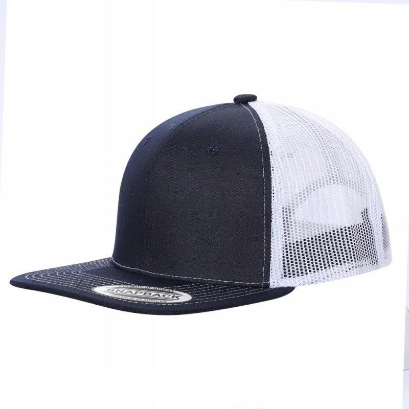 6TFTM - 6PANEL FLAT BILL - Navy/white - Burzip Wholesale