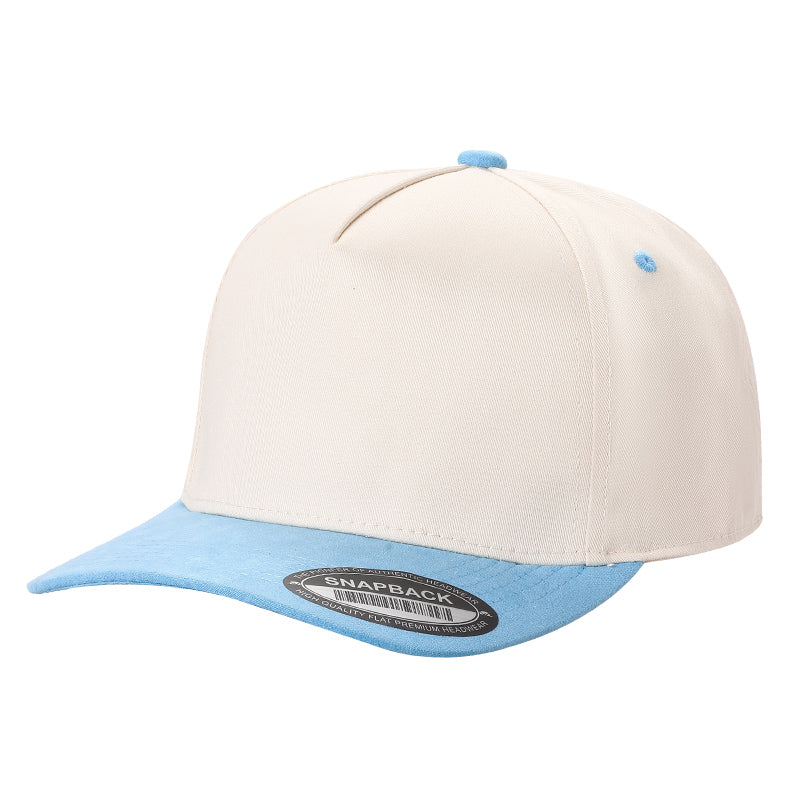 TCS-PK6-TWILL CROWN, SUEDE BILL 6PCS/PACK