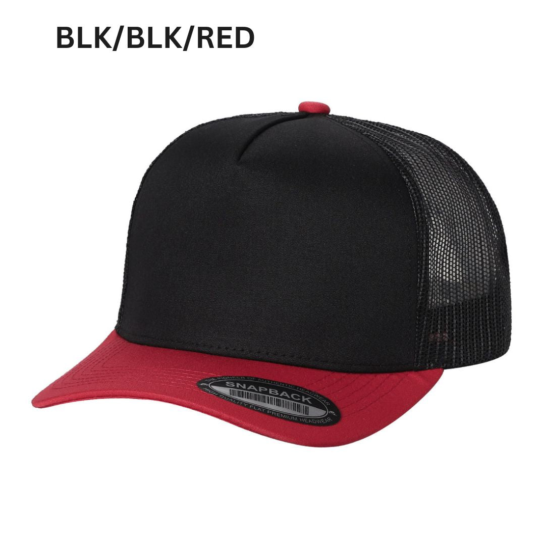5panel Twill Crown Tracker Mesh Snapback 2tone 5trtm | Burzip Inc