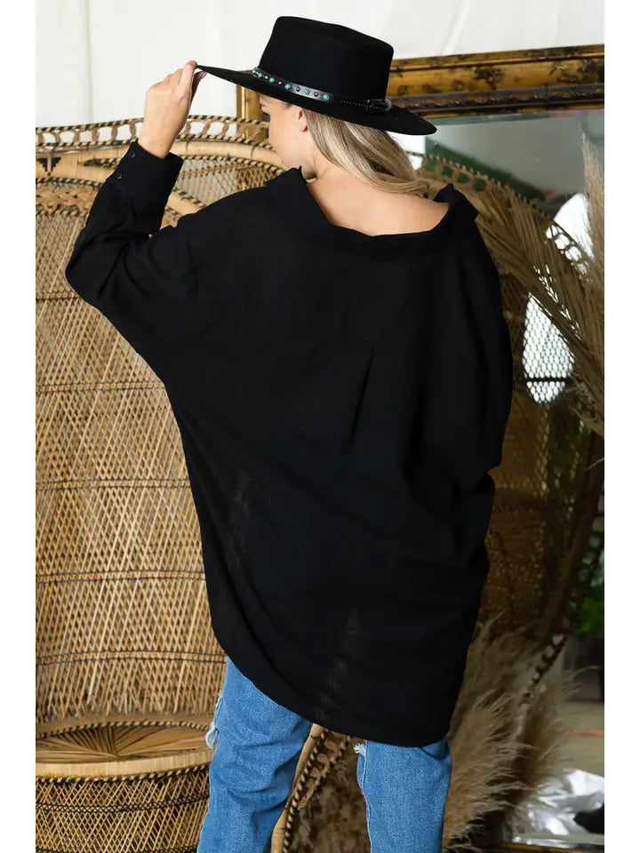 ST0105-PK3-WASHED OVERSIZED BUTTON UP SHIRTS-$18 (SML:111=3PCS)