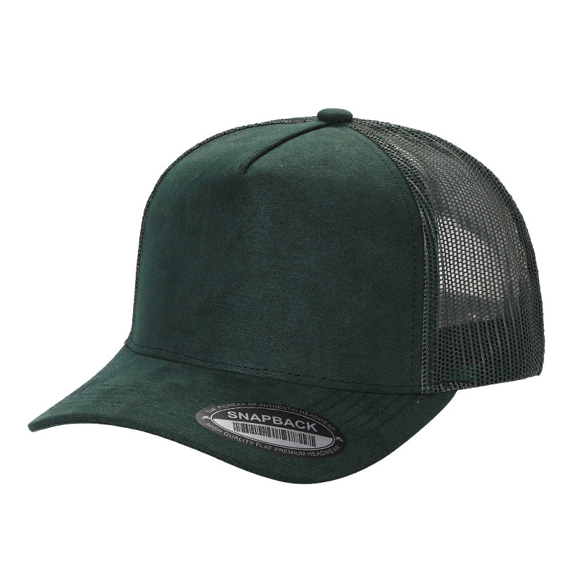 SUM>PK6>5PANEL, SUEDE FRONT, MESH BACK-$6
