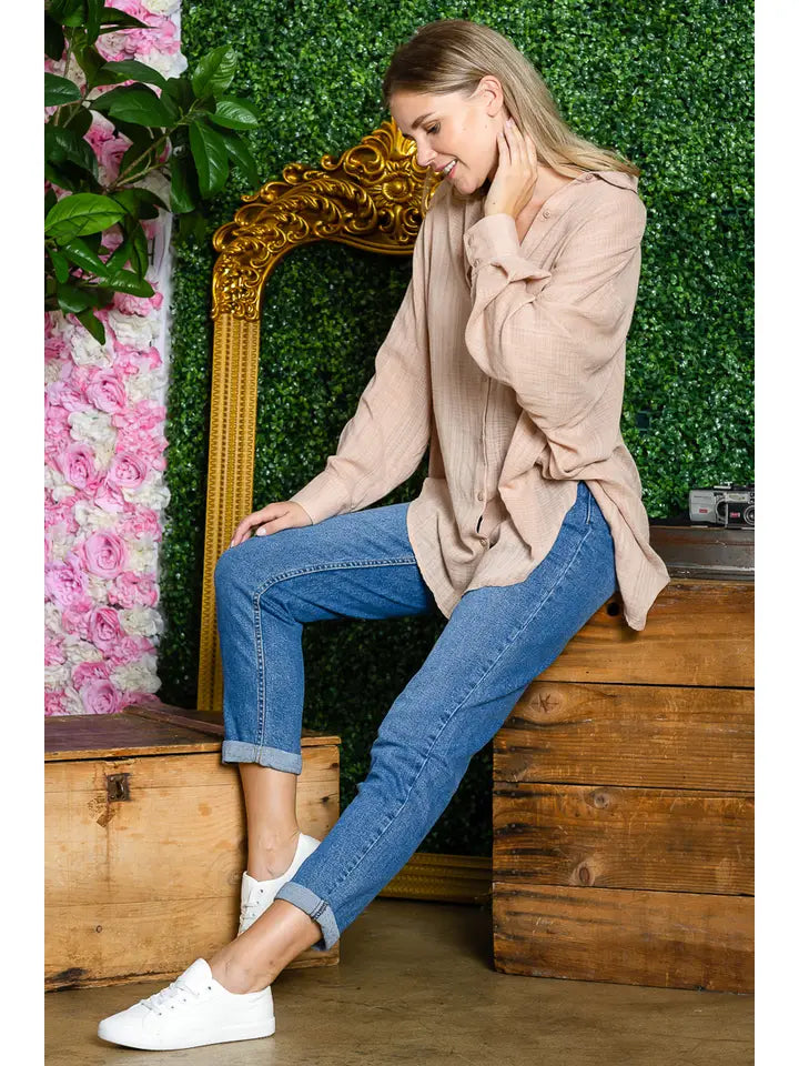 ST0105-PK3-WASHED OVERSIZED BUTTON UP SHIRTS-$18 (SML:111=3PCS)