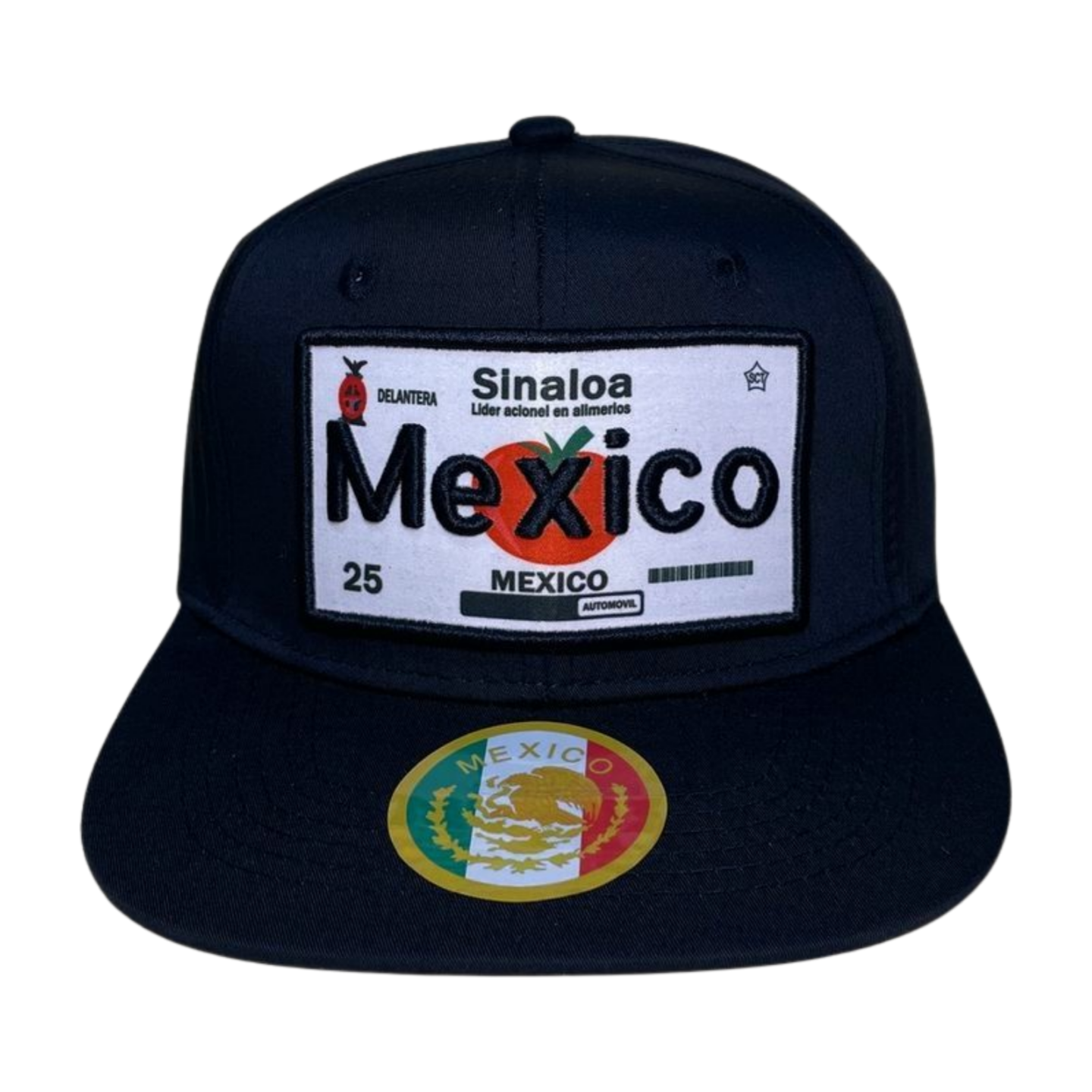 HTF-MX CITY-BLK SNAPBACK WITH PATCH, EMBROIDERY (12PCS/DZ)