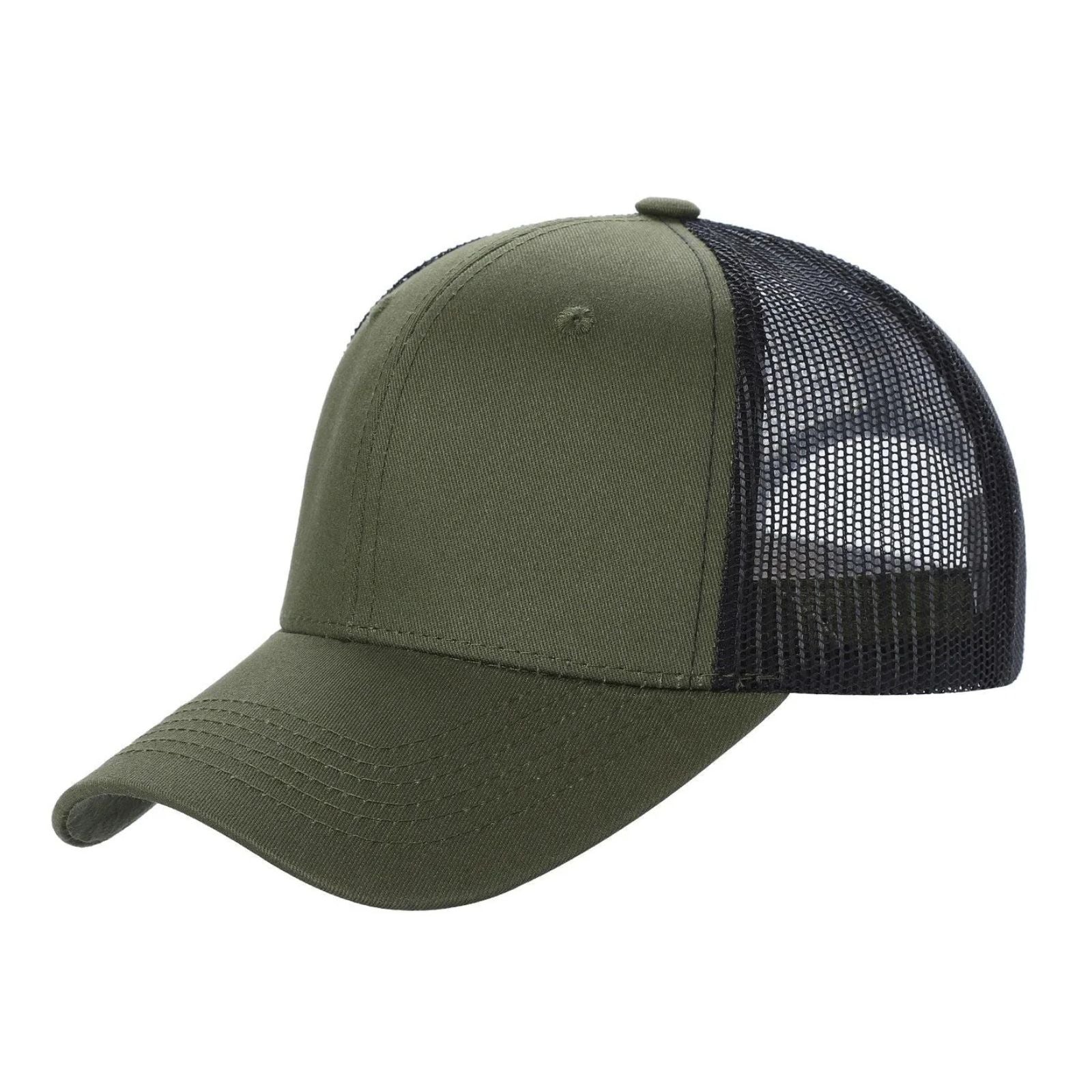 6CTM2-DZ-6Panel 2TONE Trucker Mesh Hat 12PCS/DZ