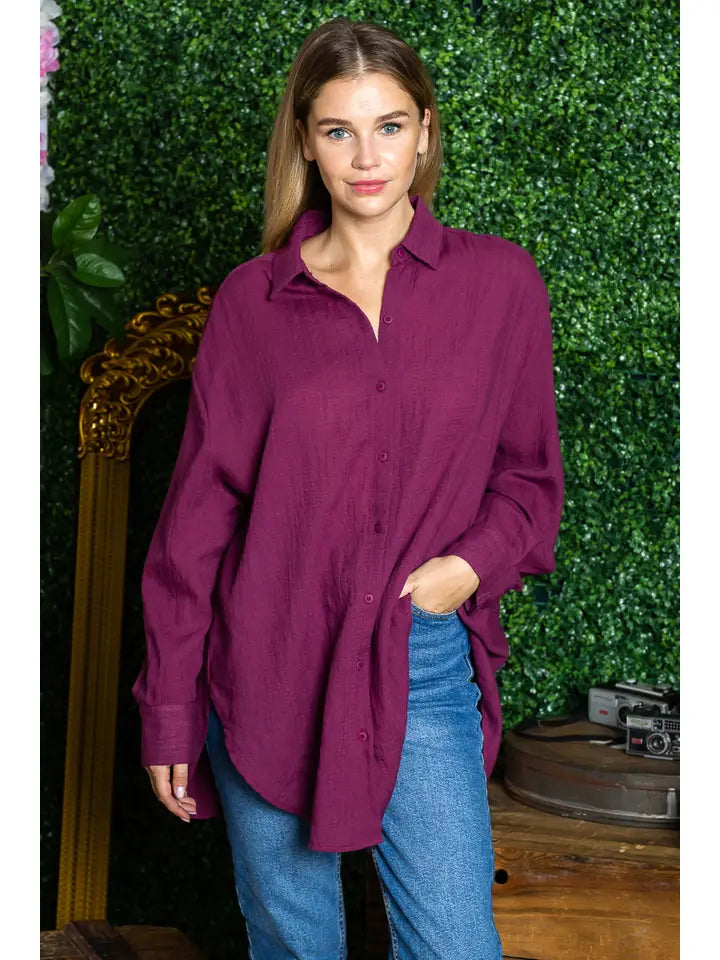 ST0105-PK3-WASHED OVERSIZED BUTTON UP SHIRTS-$18 (SML:111=3PCS)