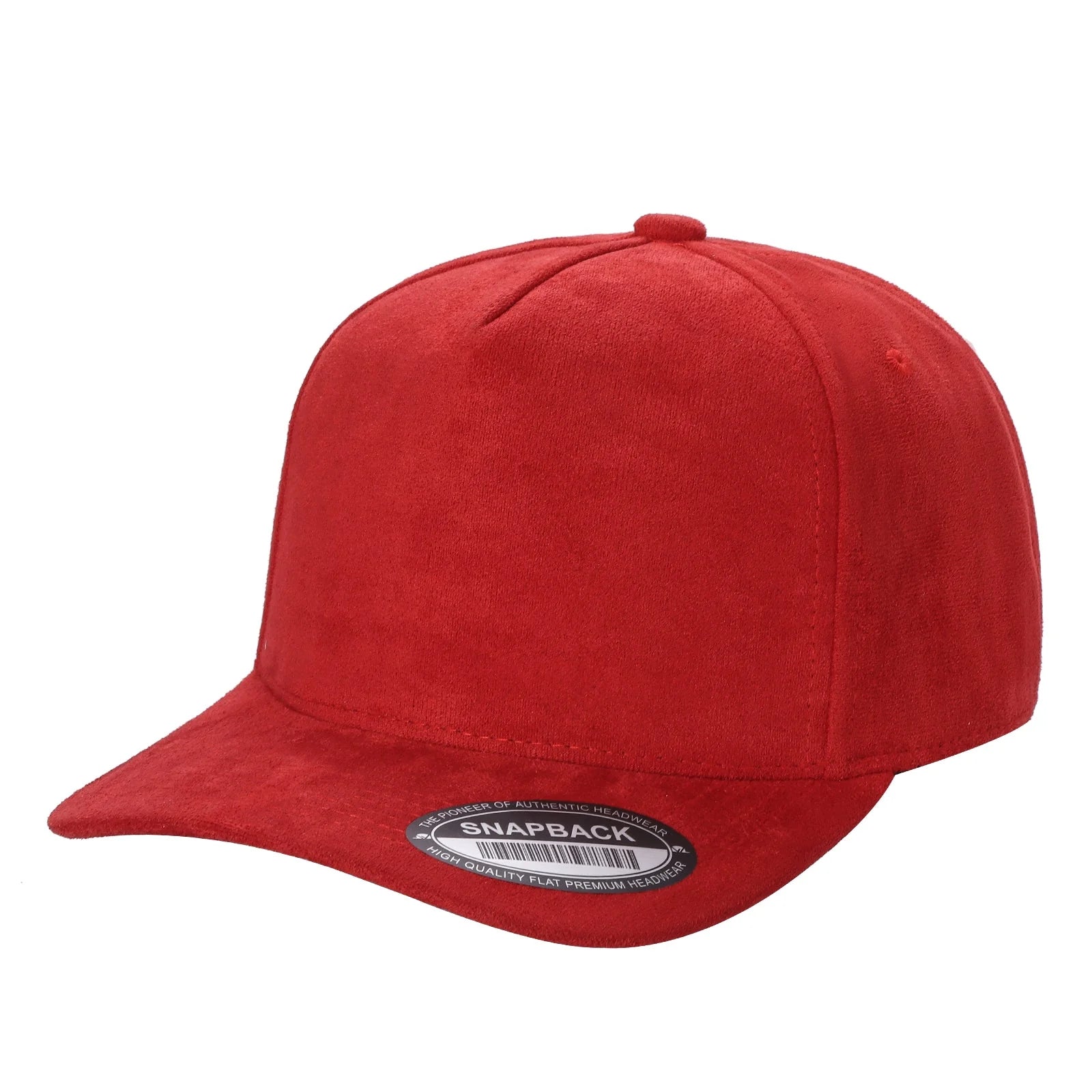 5SUEDE - SOLID SUEDE FABRIC 5PANEL BALLCAP 5SUEDE