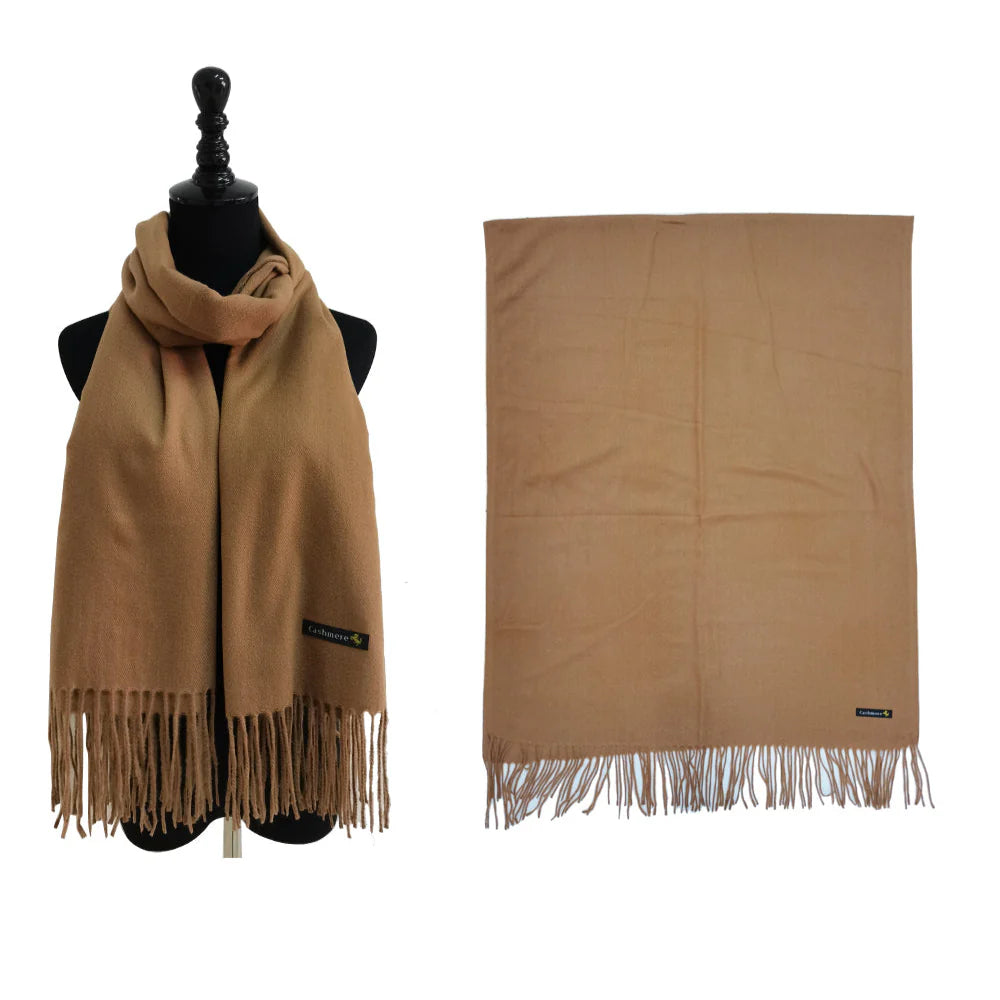 Cashmere Feel Plain Scarves 4670