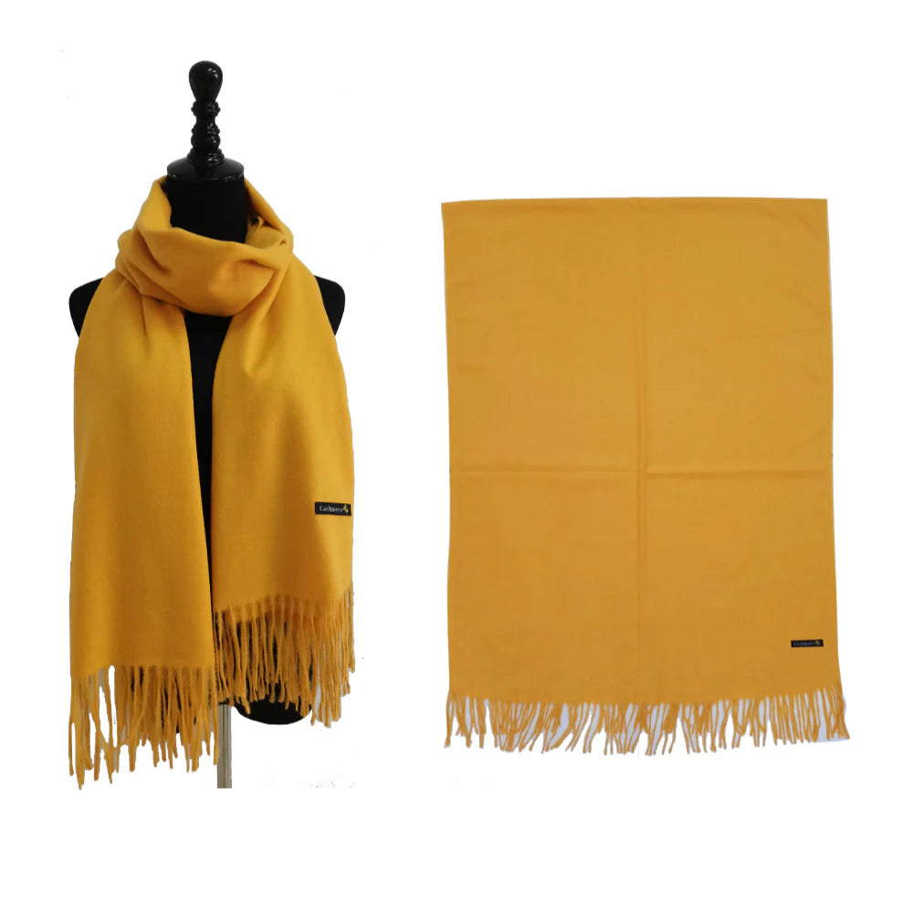 Cashmere Feel Plain Scarves 4670