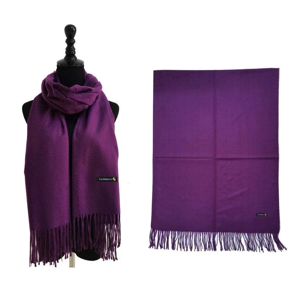 Cashmere Feel Plain Scarves 4670