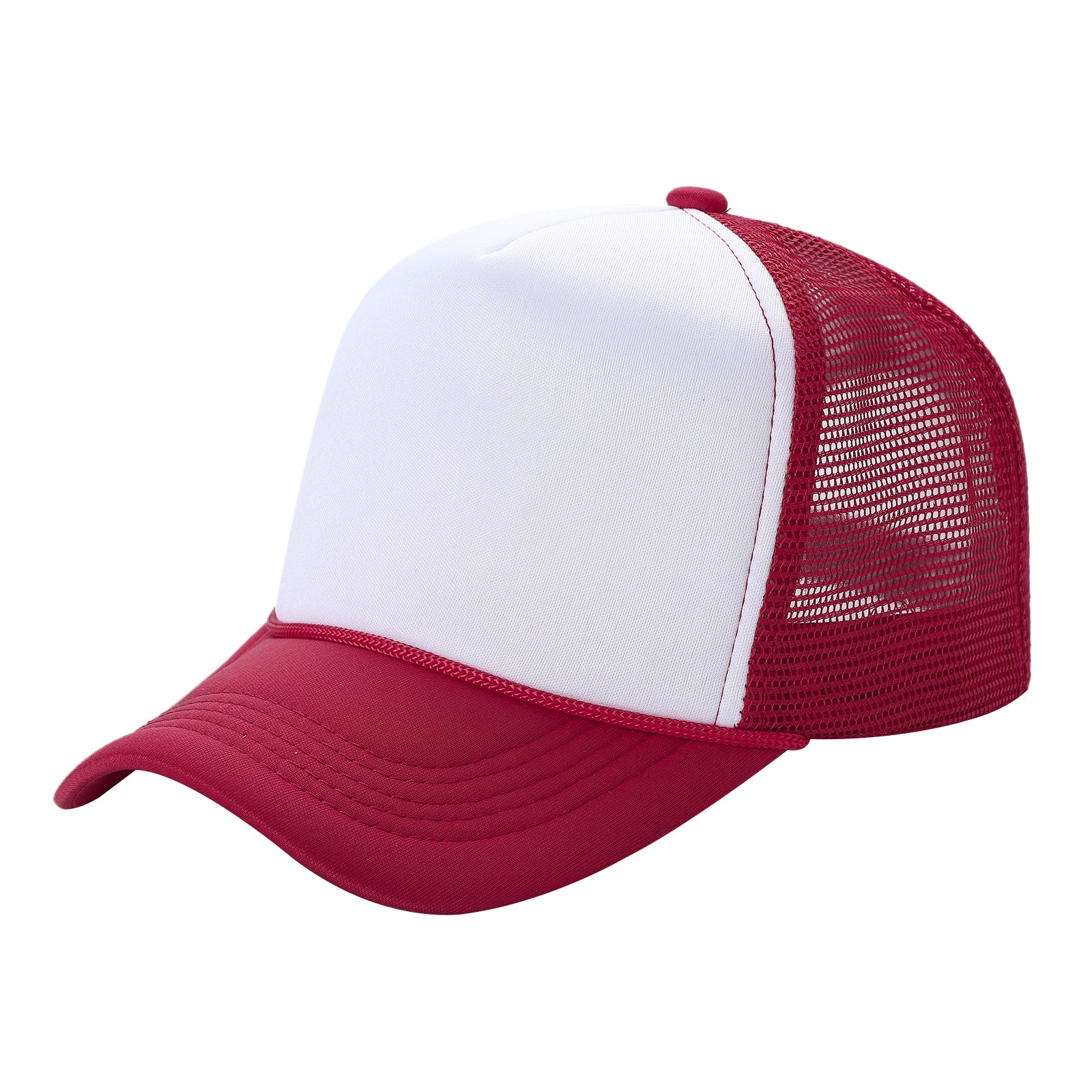 STM2-DZ-SPONGE FOAM TRUCKER HAT 2Tone 12PCS/DZ