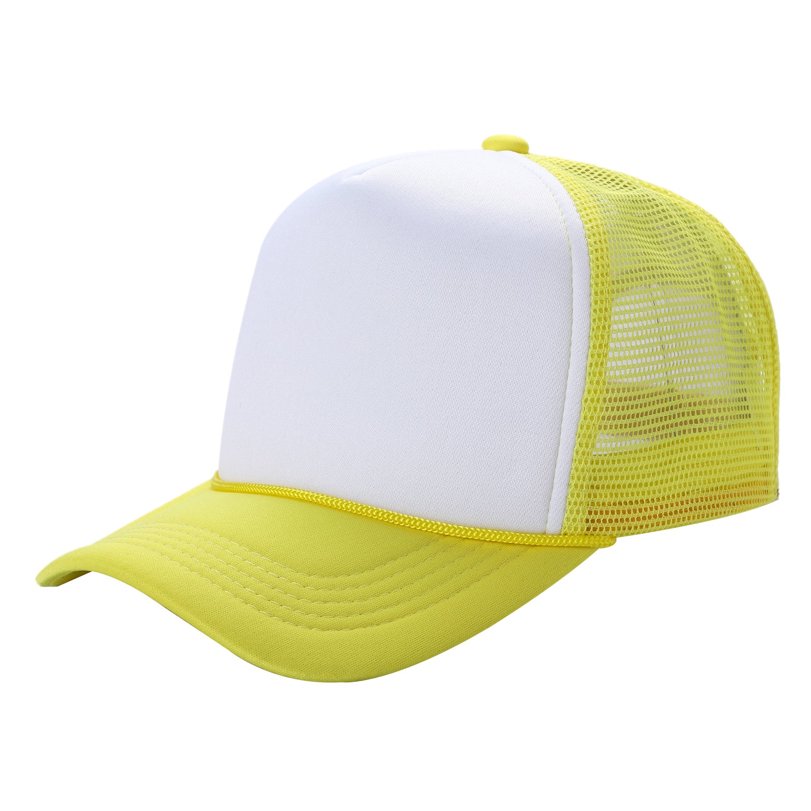 STM2-DZ-SPONGE FOAM TRUCKER HAT 2Tone 12PCS/DZ