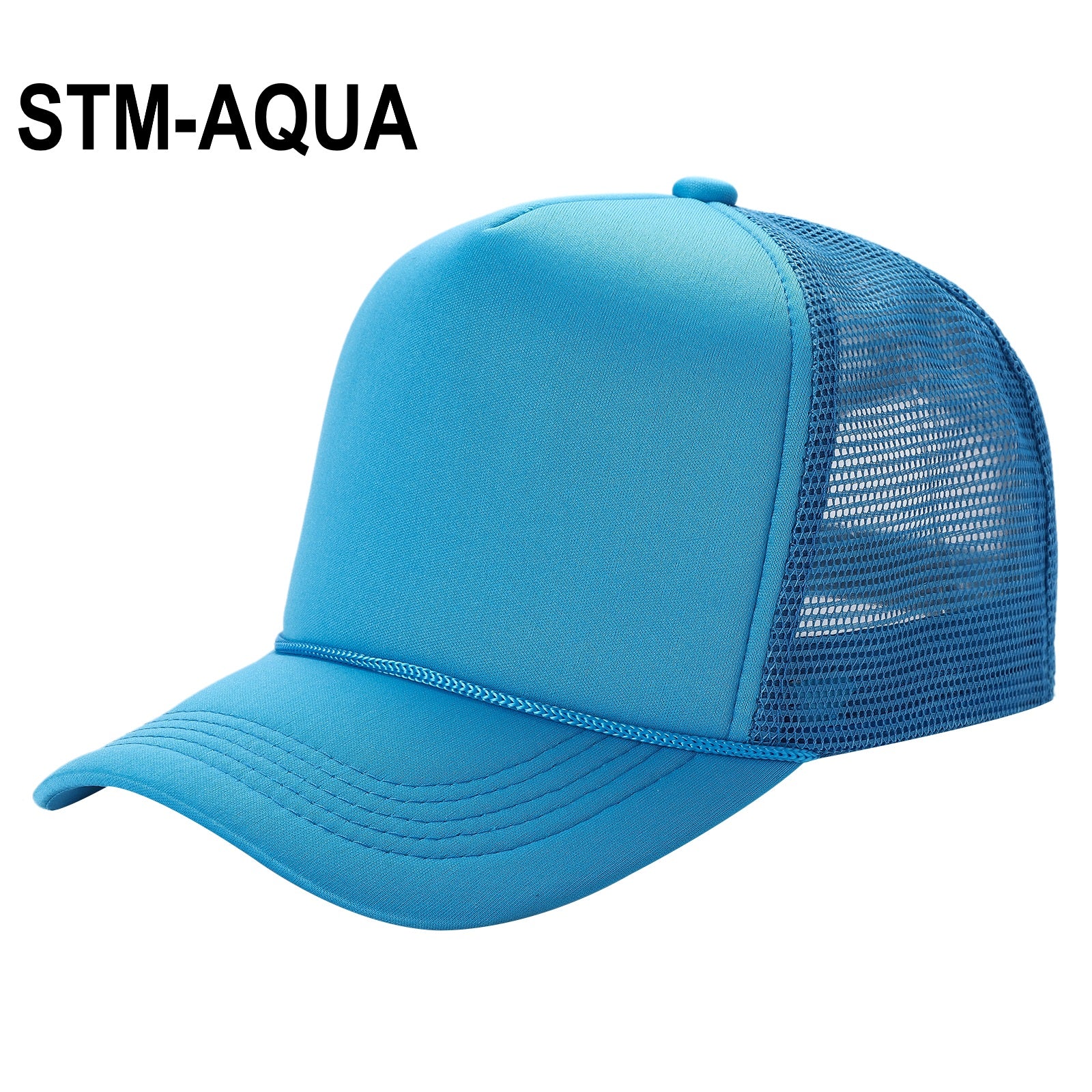 STM2-DZ-SPONGE FOAM TRUCKER HAT 2Tone 12PCS/DZ