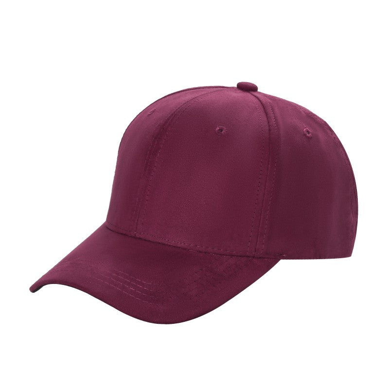 6PANEL SUEDE CAPS