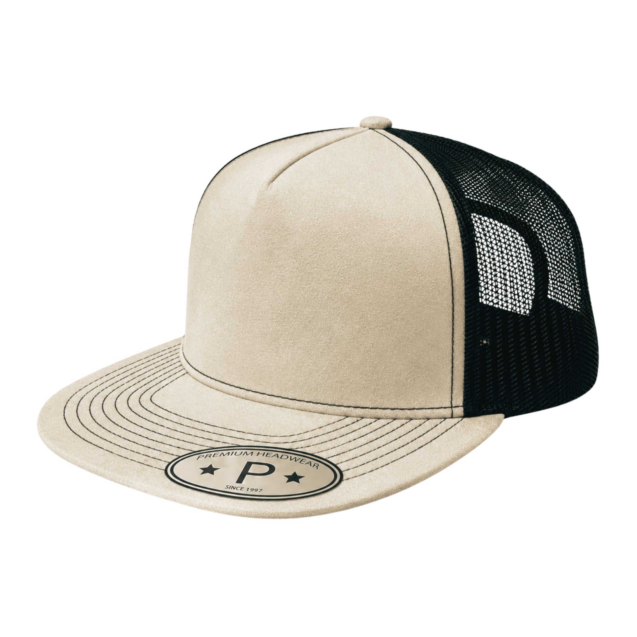 SUM-5PANEL, SUEDE FRONT, MESH BACK