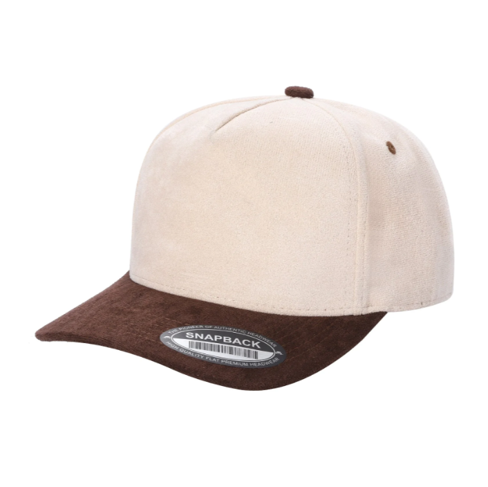 5SUEDE-1PC-5PANEL SUEDE FABRIC SNAPBACK-$6.50