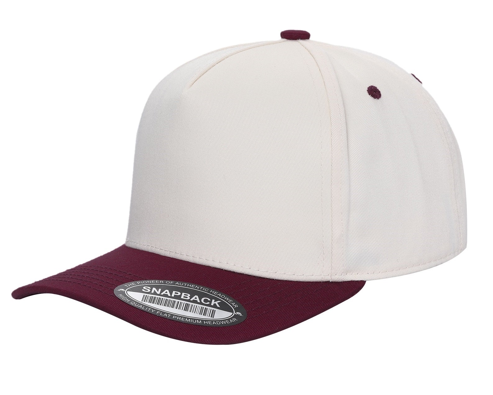 TCTAN-PC-5PANEL 2TONE SNAP BACK HATS-PREPACK
