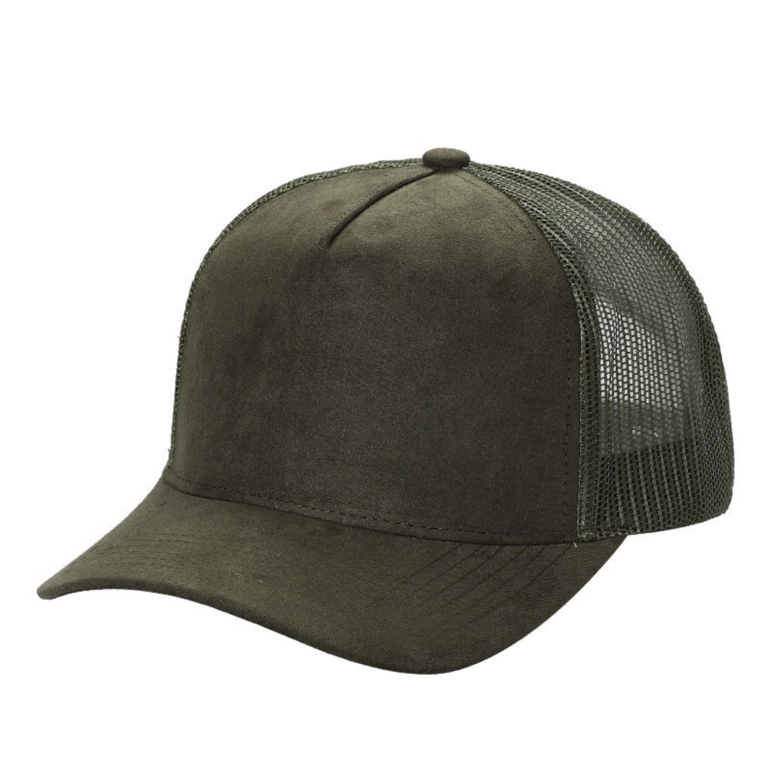 SUM-5PANEL, SUEDE FRONT, MESH BACK